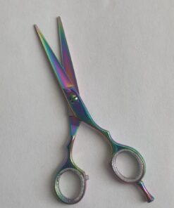 Tessoura Fio Navalha Inox Japonesa, arco-iris,  6.0 Polegado