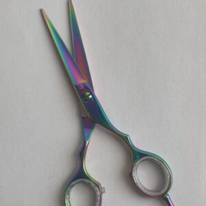 Tessoura Fio Navalha Inox Japonesa, arco-iris,  6.0 Polegado